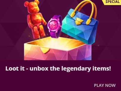 Two golden trophies with text promoting tournaments offering a prize of $6,000,000.